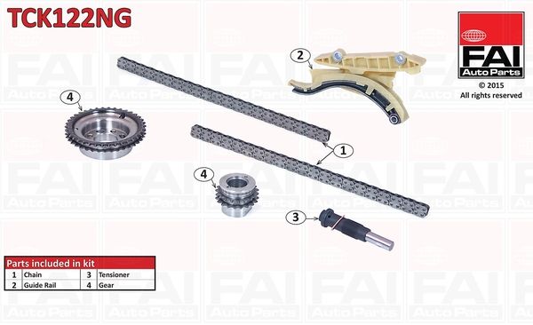 FAI AUTOPARTS Mootori keti komplekt TCK122NG